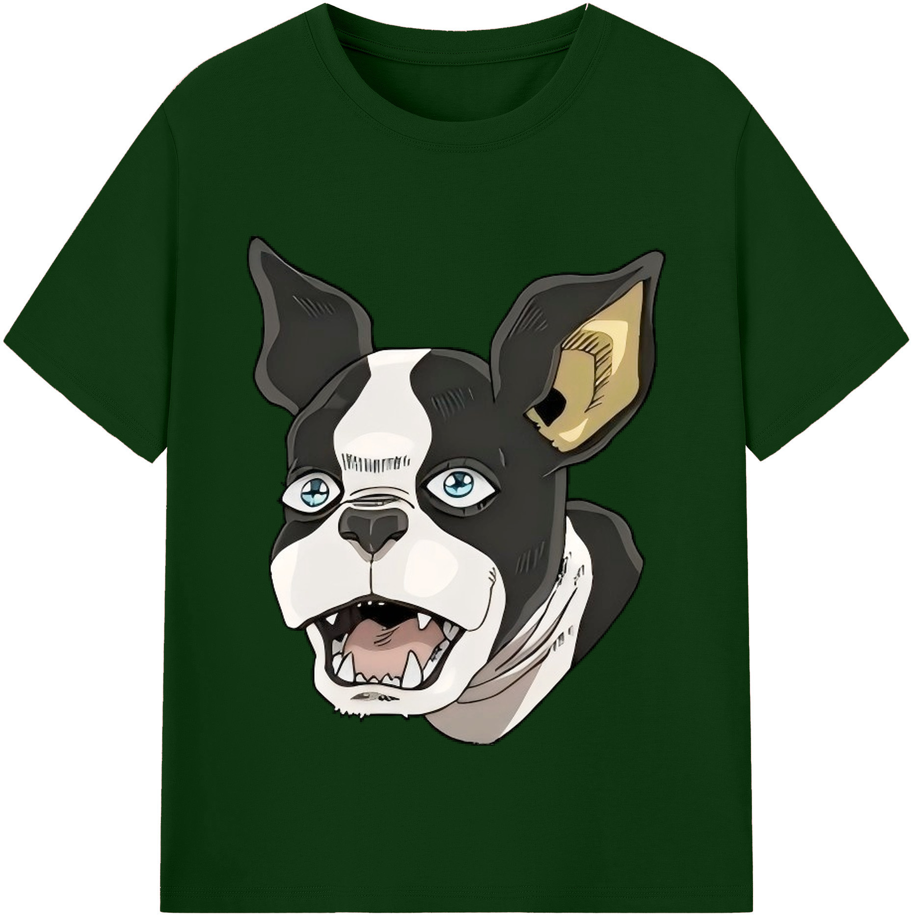 （画像用） ジョジョの奇妙な冒険 イギー JoJo's Bizarre Adventure Iggy 綿100％半袖Tシャツ（フロントプリント）